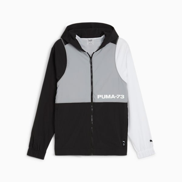 Campera de basketball Winners Circle, PUMA White-PUMA Black-Stormy Slate, large-ARG