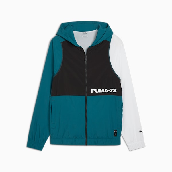 Campera de basketball Winners Circle, PUMA White-Cold Green-PUMA Black, large-ARG