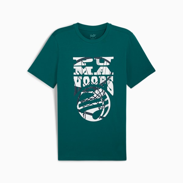 Remera de basketball para hombre The Hooper, Cold Green, large-ARG