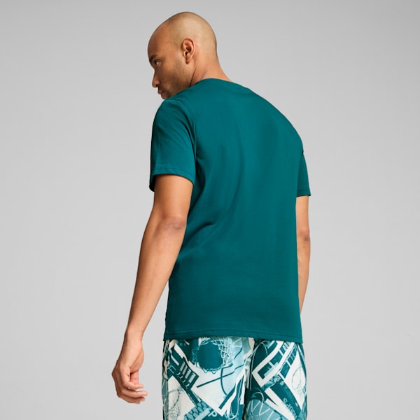 Remera de basketball para hombre The Hooper, Cold Green, large-ARG