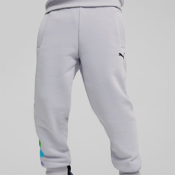 PUMA x TROLLS Kids' Sweatpants, Gray Fog, large-ZAF