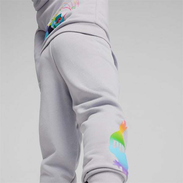 PUMA x TROLLS Kids' Sweatpants, Gray Fog, large-ZAF
