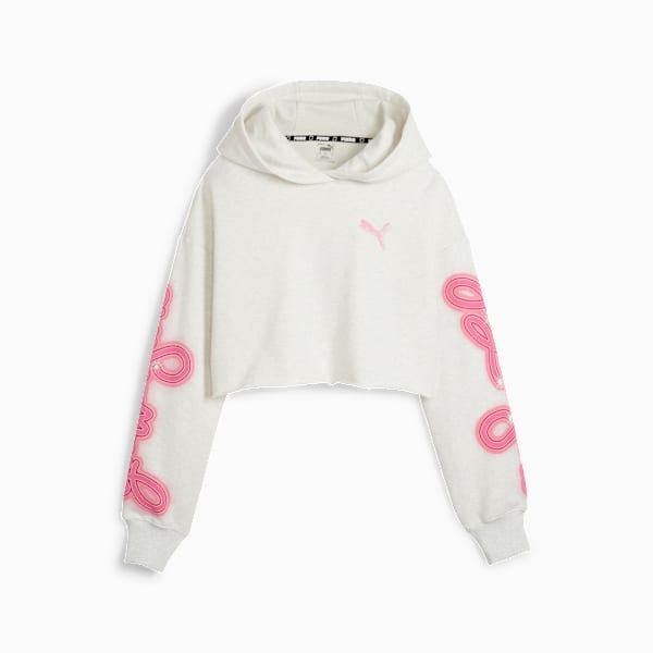 Buzo Game Love Heartbreak para mujer, Vapor Gray Heather, large-ARG
