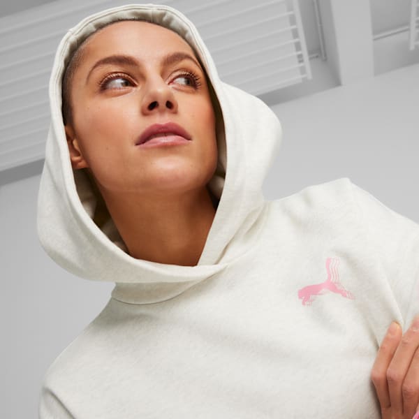 Buzo Game Love Heartbreak para mujer, Vapor Gray Heather, large-ARG