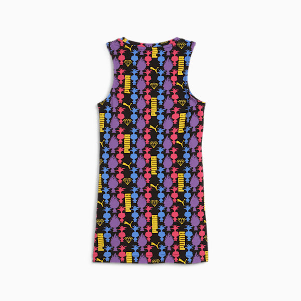 PUMA x TROLLS Kids' Dress, PUMA Black, large-ZAF