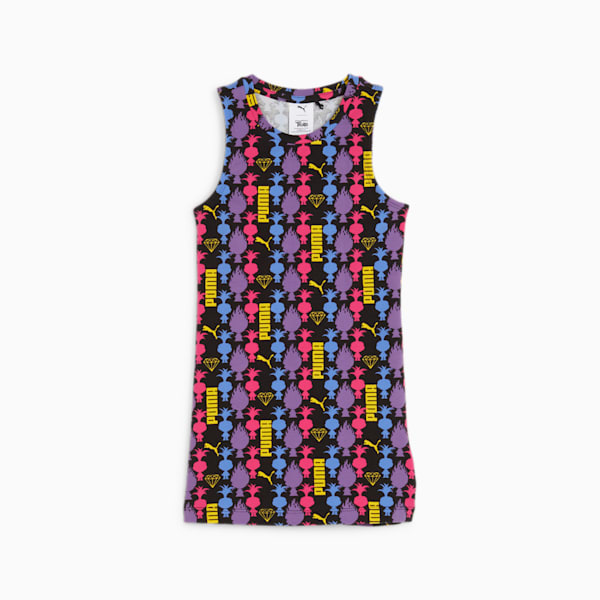 PUMA x TROLLS Kids' Dress, PUMA Black, large-ZAF