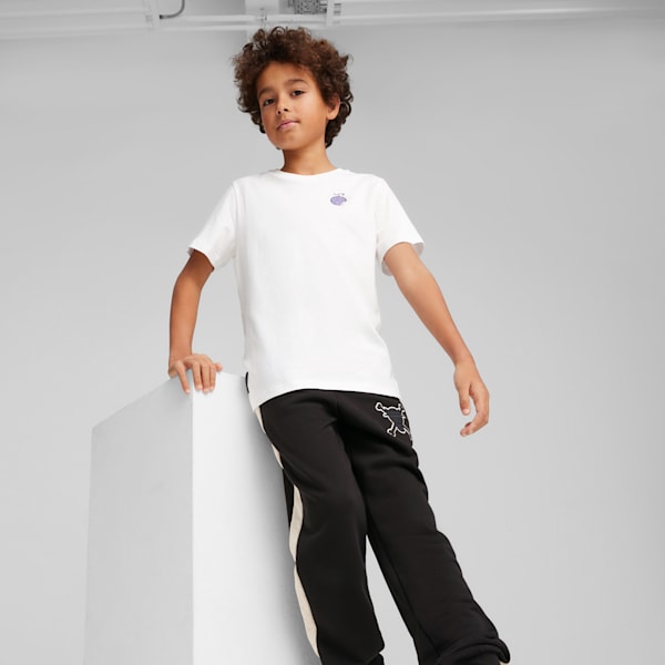 PUMA x ONE PIECE Boys' T7 Pants, PUMA Black, large-ZAF