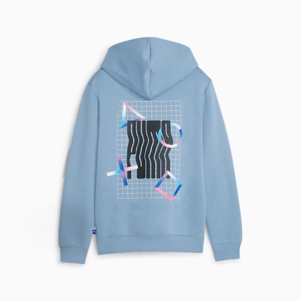 PUMA x PLAYSTATION Youth Hoodie, Zen Blue, large-ZAF
