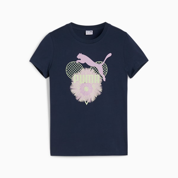 GRAPHICS MTCH PNT Youth Tee, Club Navy, large-MEX