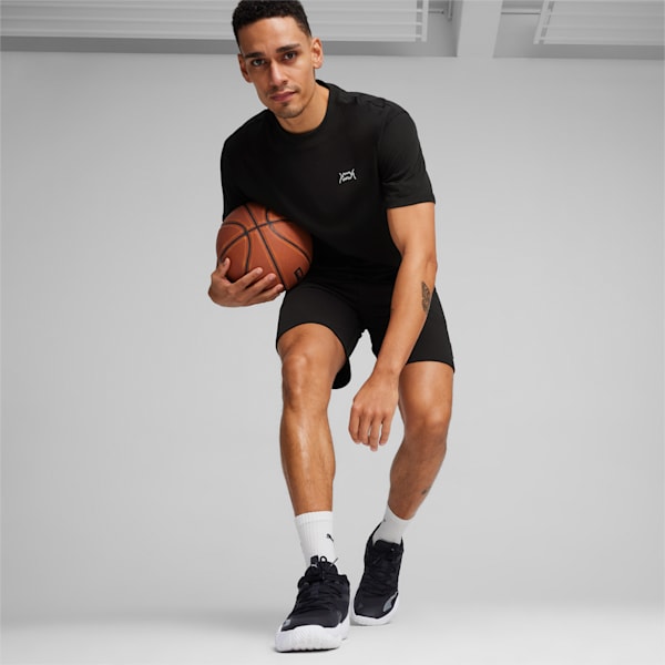 Shorts de Basketball Pivot, PUMA Black, large-ARG