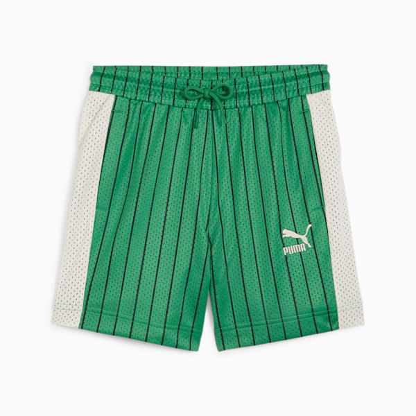 For the Fanbase Youth Basketball Shorts, Archive Green, large-ZAF