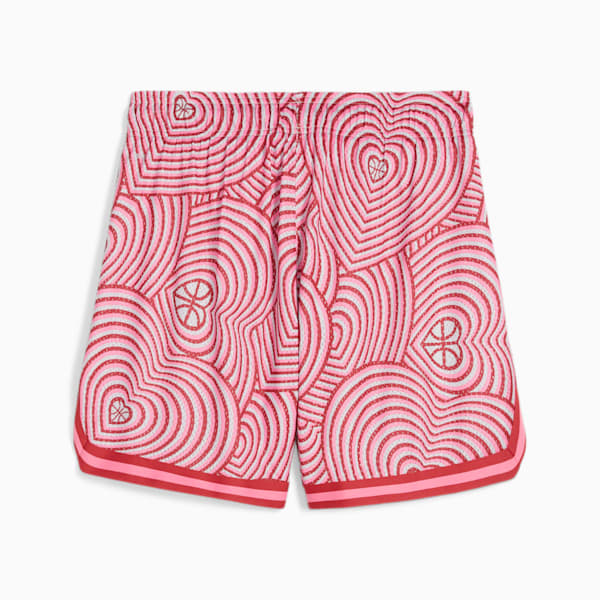 Shorts Game Love Heart para mujer, Club Red-AOP, large-ARG