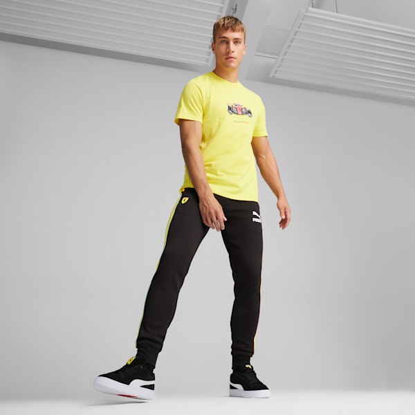 Scuderia Ferrari Race Iconic T7 Men's Motorsport Pants, PUMA Black, large-ZAF
