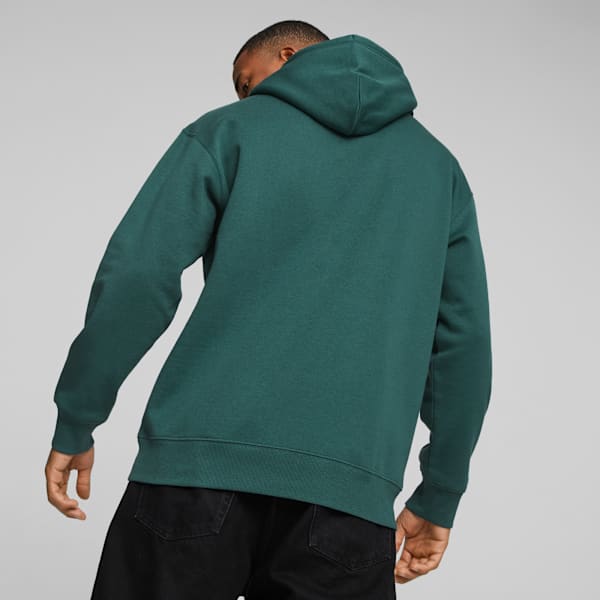 Sudadera con capucha CLASSICS CAFE PUMA para hombre, Malachite, large-MEX