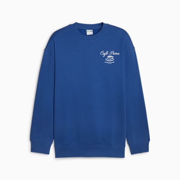 CLASSICS CAFE PUMA Men's Sweatshirt, Clyde Royal, large-ZAF
