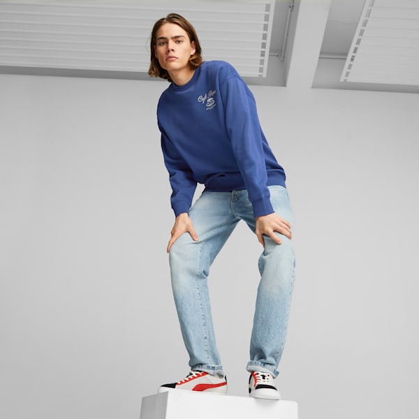 CLASSICS CAFE PUMA Men's Sweatshirt, Clyde Royal, large-ZAF