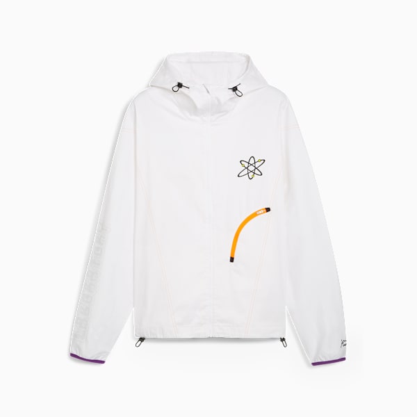 Chamarra Dime de básquetbol PUMA x DEXTER'S LABORATORY Hombre, PUMA White, large-MEX