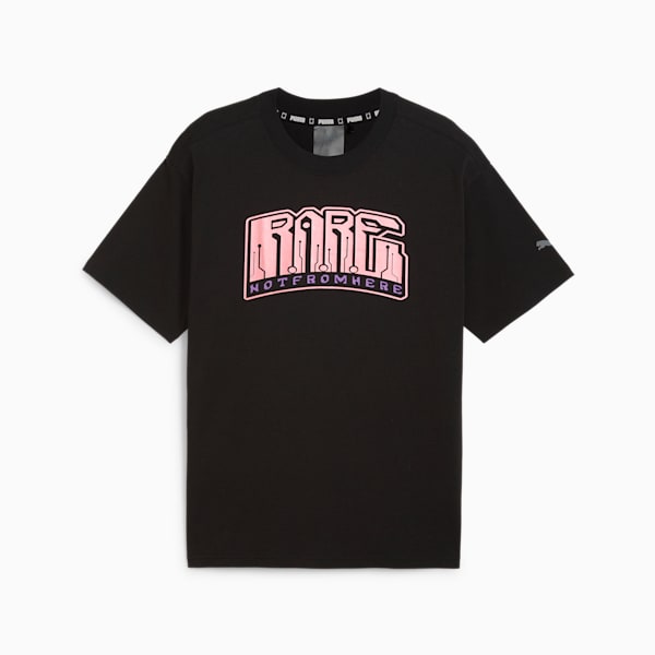 Remera de básquet MELO IRIDISCENTE I para hombre, PUMA Black, large-ARG