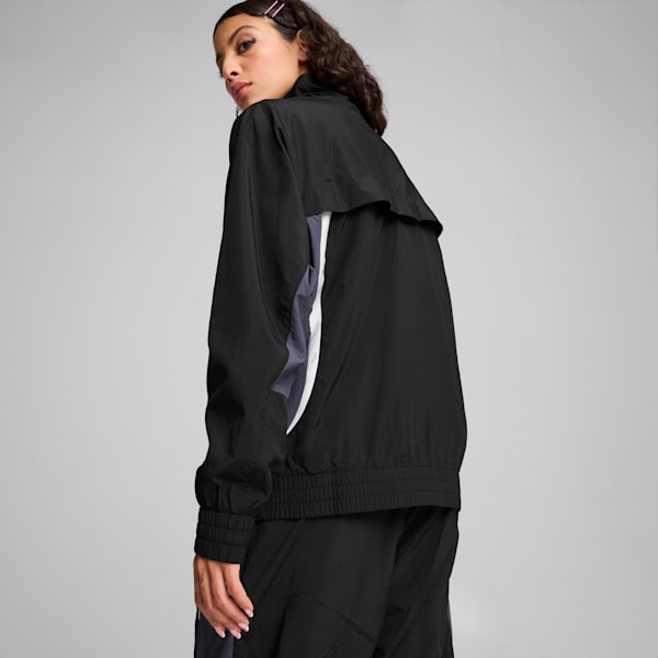 Sudadera CELLERATOR para mujer, PUMA Black-Galactic Gray, large-MEX