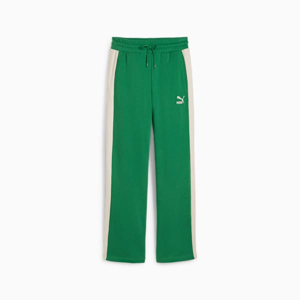 Pantalón recto T7 para mujer, Archive Green, large-ARG
