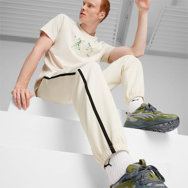 PUMA TEAM Men's Track Pants, Alpine Snow, large-ZAF