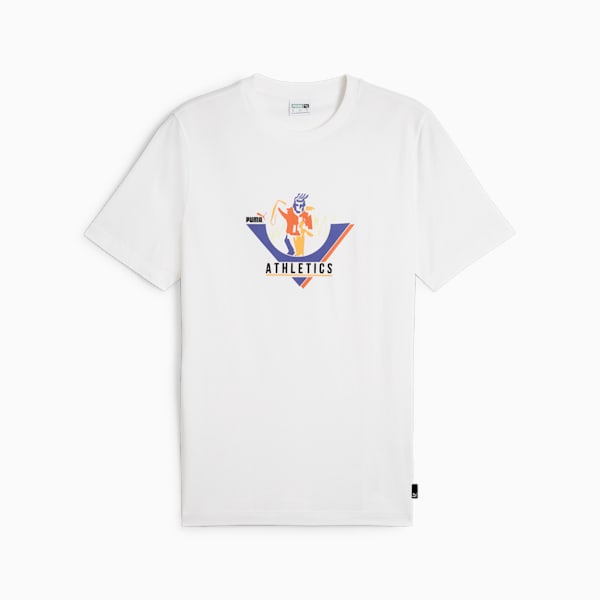 Remera para hombre Graphics PUMA Athletics, PUMA White, large-ARG