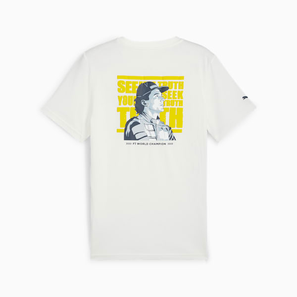 SENNA A VIDA Men's Motorsport Tee, Warm White, large-ZAF