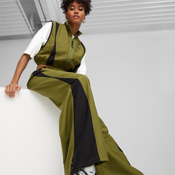 Pantalón DARE TO tipo paracaídas, Olive Green, large-ARG