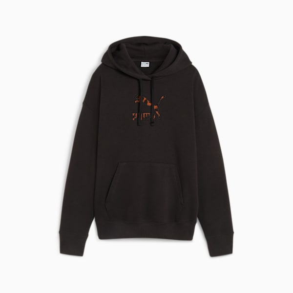Sudadera con capucha para mujer CLASSICS Kitten, PUMA Black, large-MEX