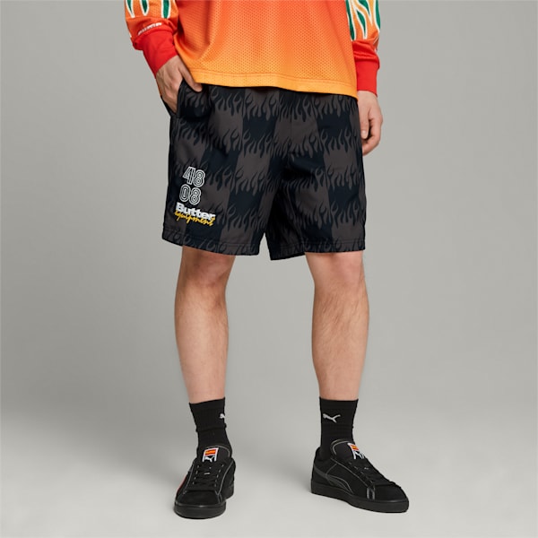 PUMA x BUTTER GOODS Men's Shorts, PUMA Black, large-ZAF