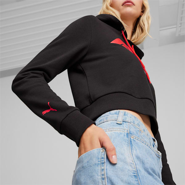 Sudadera Mujer F1 Motorsport, PUMA Black, large-MEX