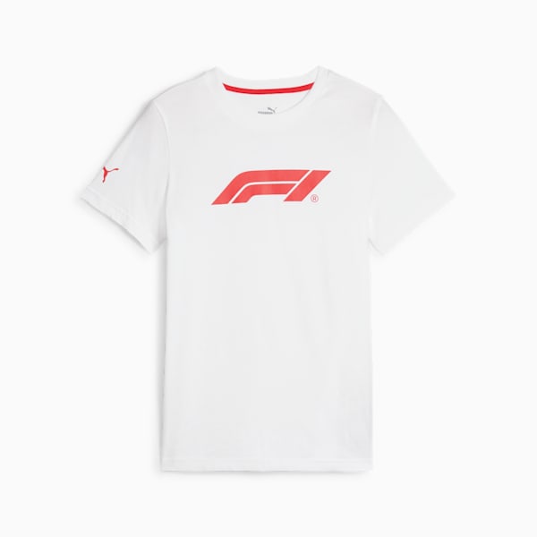 F1 ESS Youth Motorsport Tee, PUMA White, large-MEX