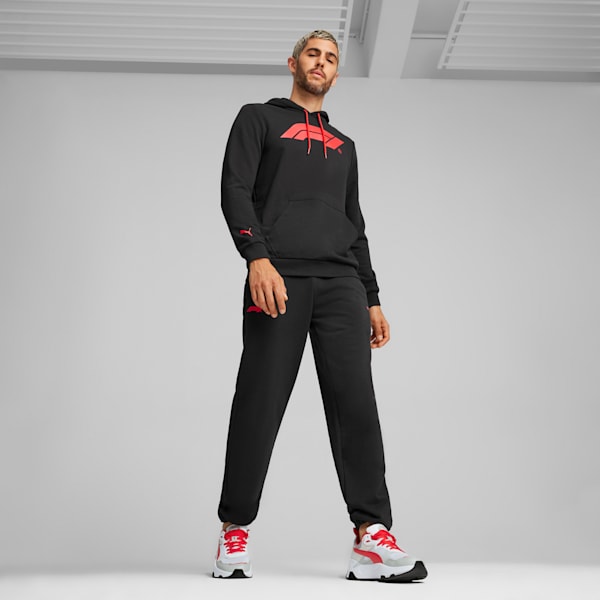 Buzo con capucha F1® ESS Logo para hombre, PUMA Black, large-ARG