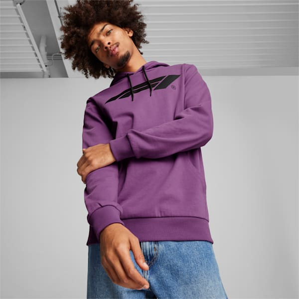 Buzo con capucha F1® ESS Logo para hombre, Crushed Berry, large-ARG