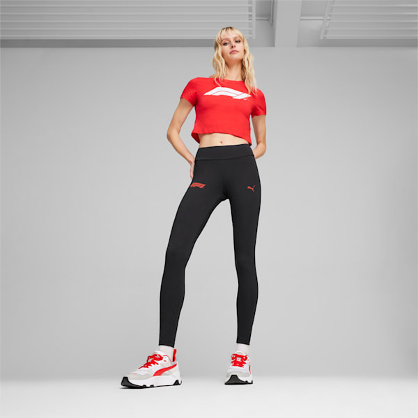 F1 Motorsport Women's Leggings, PUMA Black, large-MEX