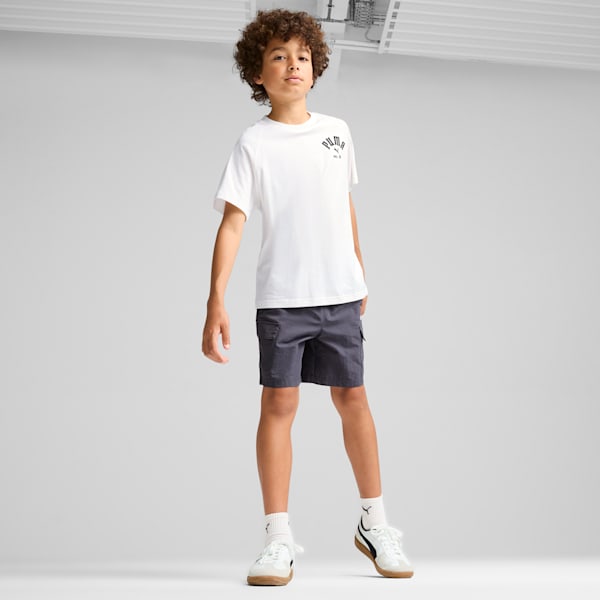 CLASSICS Youth Cargo Shorts, Galactic Gray, large-ZAF