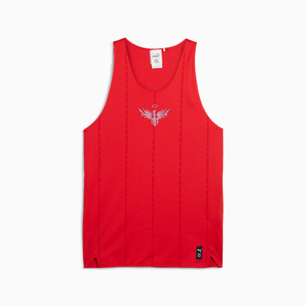 Musculosa de basketball Melo Alwayz On para hombre, For All Time Red, large-ARG