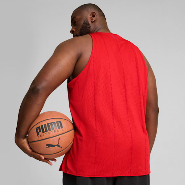 Musculosa de basketball Melo Alwayz On para hombre, For All Time Red, large-ARG