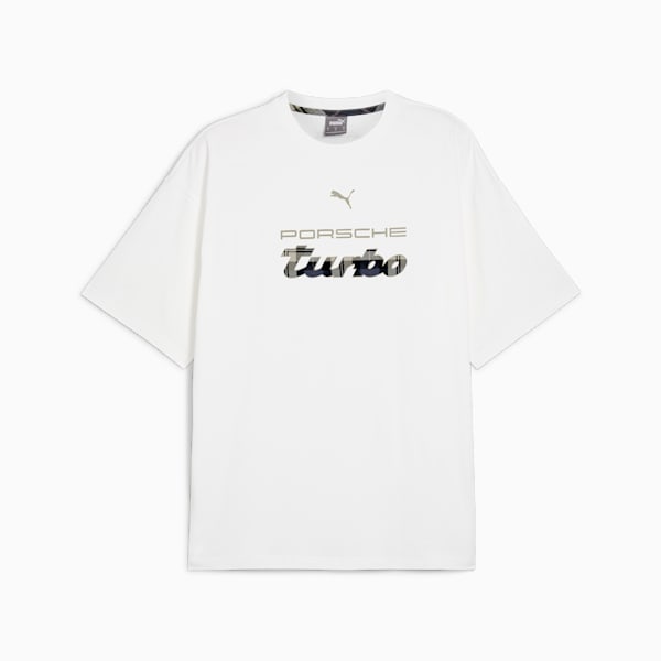 Porsche Legacy Statement Logo Tee, PUMA White, large-ZAF