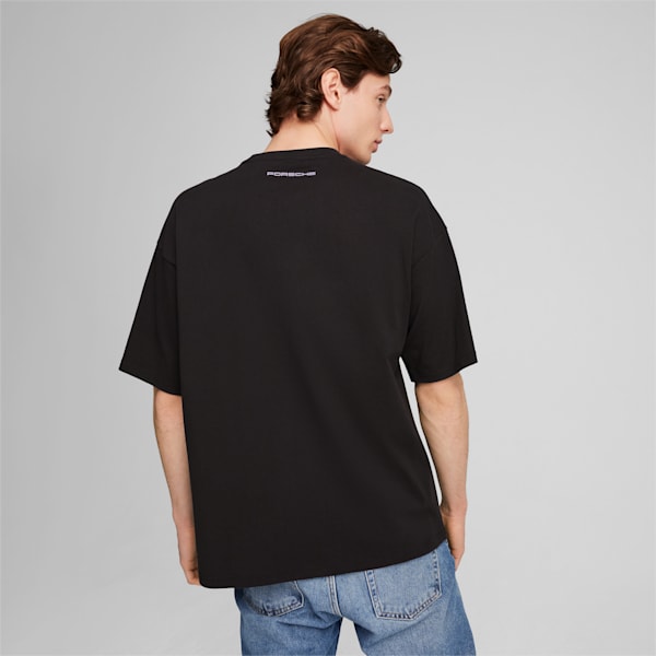 PUMA x PORSCHE LEGACY 911 Graphic Tee Men, PUMA Black, large-ZAF