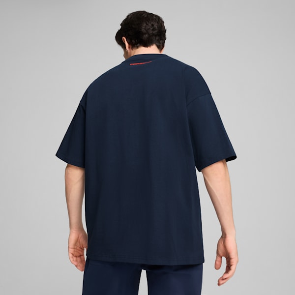 Remera con estampado Porsche Legacy 911 para hombre, Club Navy, large-ARG