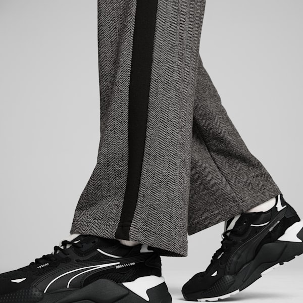 T7 Relaxed Track Pants Men, PUMA Black-Alpine Snow, large-ZAF