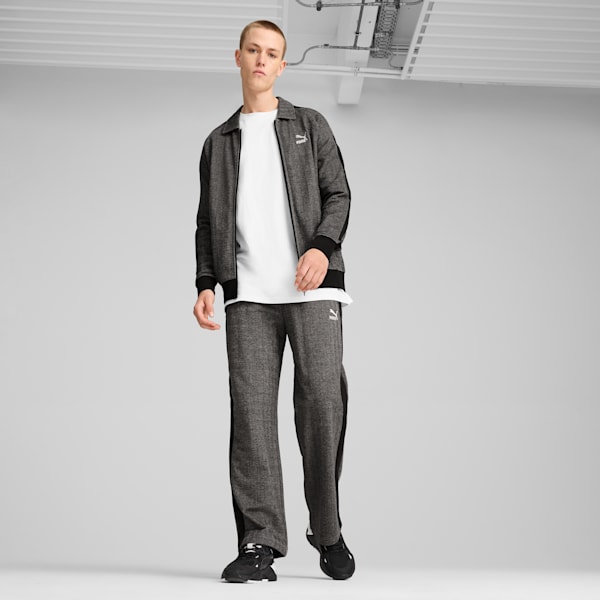 T7 Relaxed Track Pants Men, PUMA Black-Alpine Snow, large-ZAF