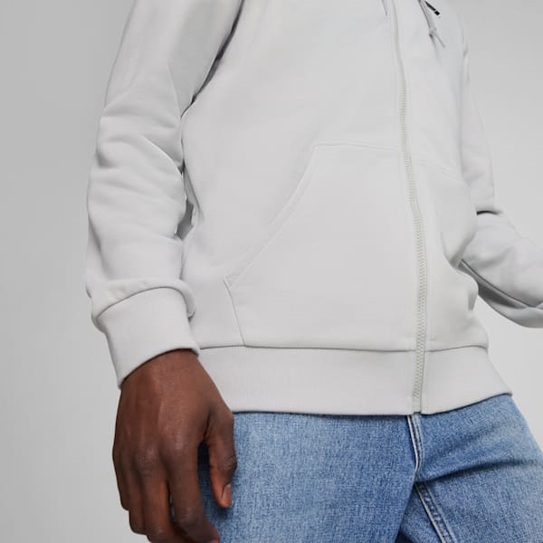 F1 ESS Full-Zip Hoodie Men, Ash Gray, large-MEX