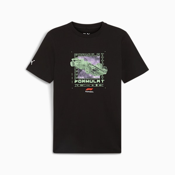 F1® Logo Graphic Tee Men, PUMA Black, large-ZAF