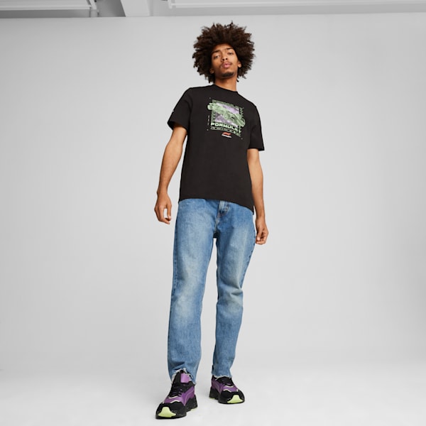 F1® Logo Graphic Tee Men, PUMA Black, large-ZAF
