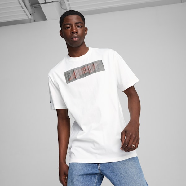 Remera F1® Graphic Logo para hombre, PUMA White, large-ARG