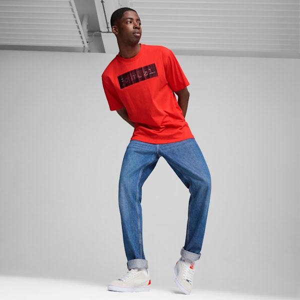 Remera F1® Graphic Logo para hombre, Pop Red, large-ARG