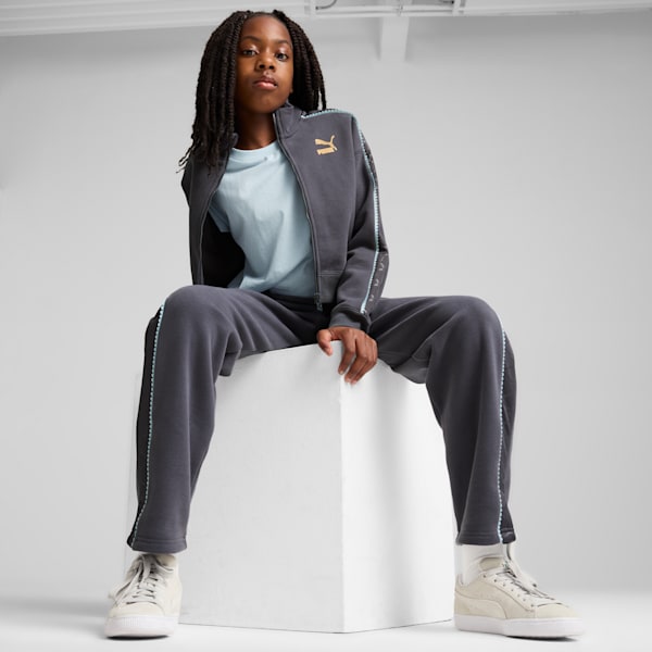 OFF SIDE Track Jacket Youth, Galactic Gray, large-ZAF