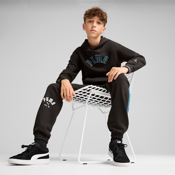 PLAY LOUD CLASSICS Hoodie Youth, PUMA Black, large-ZAF